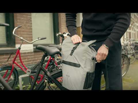 Voltano Luxe E-bike Fietstas 28L Special Edition - Reflecterend - Pakaftas Met Laptop vak - 100% Waterdicht