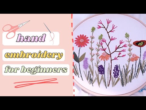 New! Hand Embroidery for Beginners using a Starter Kit a great new Hobby to try!