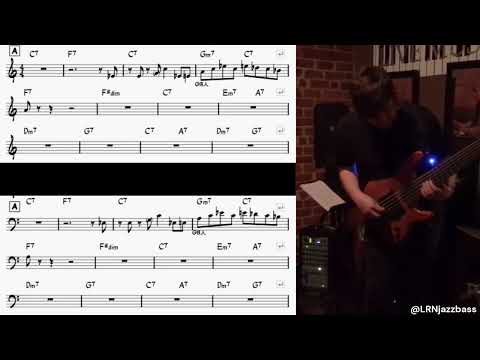 Insane Dane Alderson's Melodic Lick on C Blues　#shorts