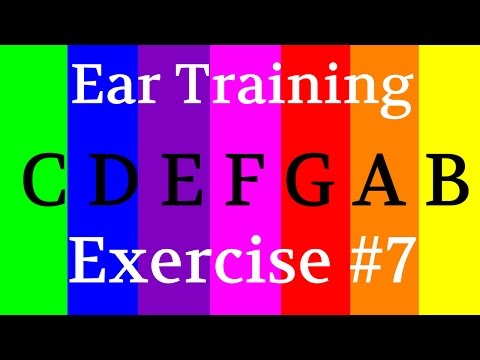 Perfect pitch Absolute pitch | Imprint notes in your brain with color | ear training intervals 7