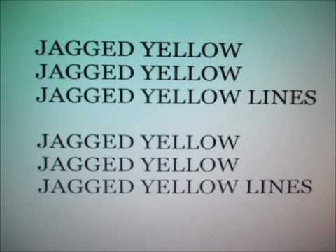 Jagged Yellow Lines