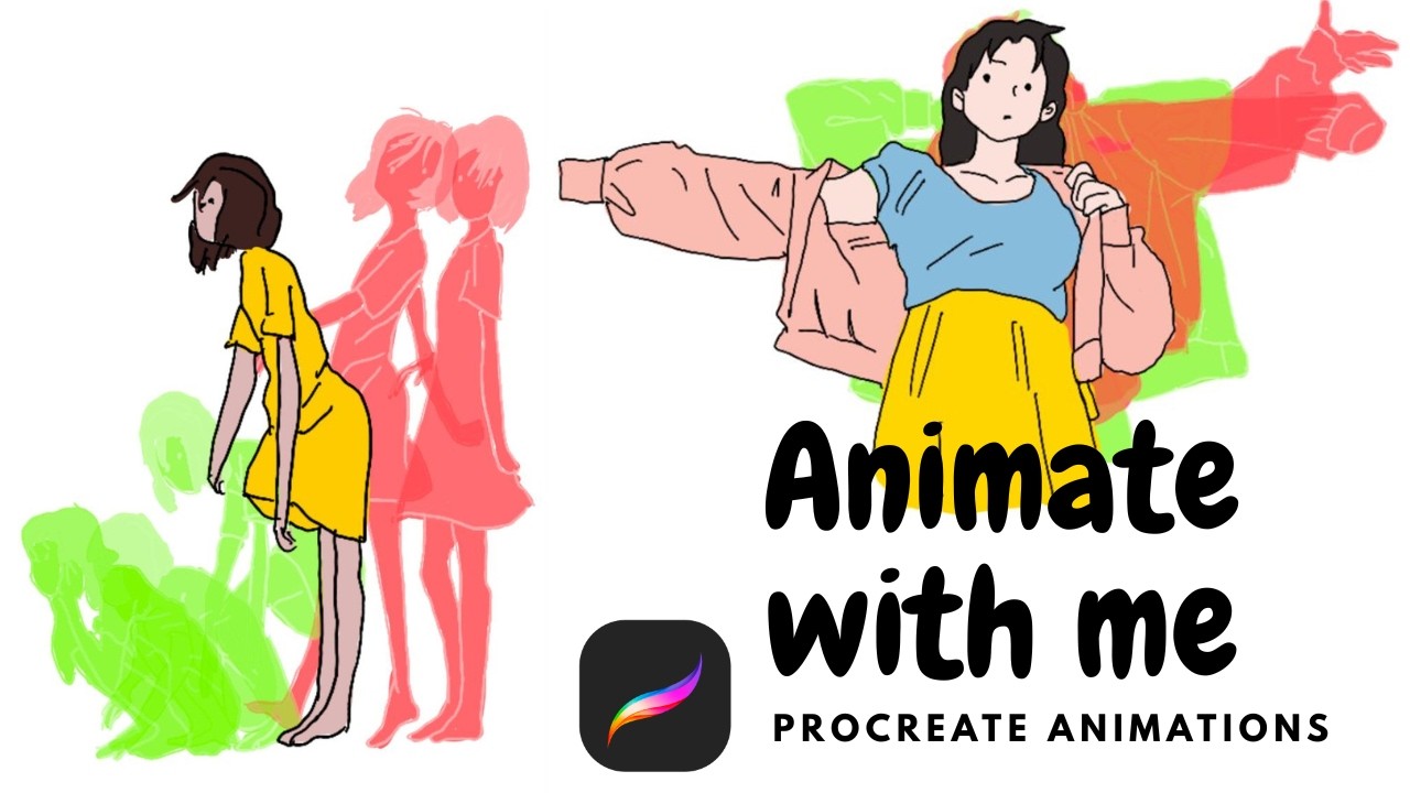 How I made this Animation Procreate | Animate with me . #animation #anime #procreate