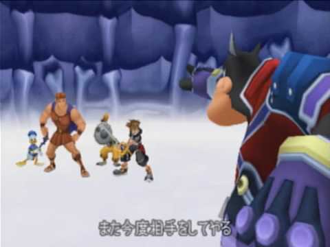 KH2, Japanese cutscene: 188 - Olympus Coliseum: First Visit (Part 26)