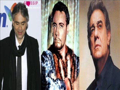 Bocelli - Del Monaco - Domingo - " Ch'ella mi creda " La fanciulla  del West