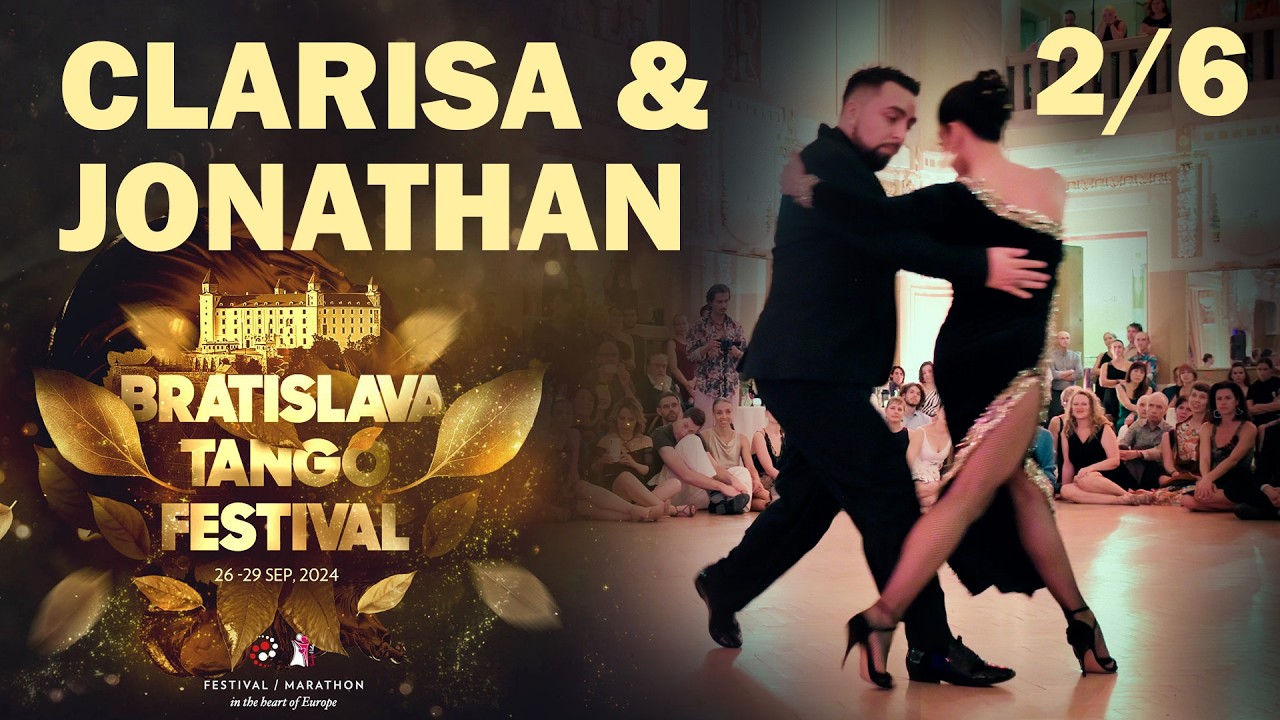 Jonathan Saavedra & Clarisa Aragon 2/6 @Bratislava Tango Festival 2024 - Olvidame, D'Arienzo