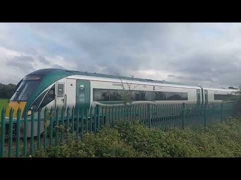 Irish Rail: InterCity Railcar 22222 leaving Athenry on a service to Athlone (1/7/22)