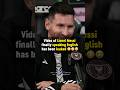 Messi SPEAKING ENGLISH 🚨👀 #football