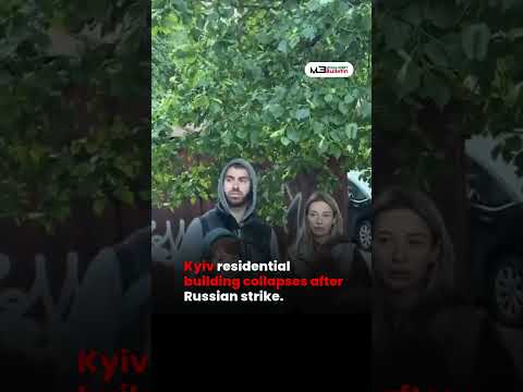 Kyiv Residential Building Collapses After Russian Missile Strike
