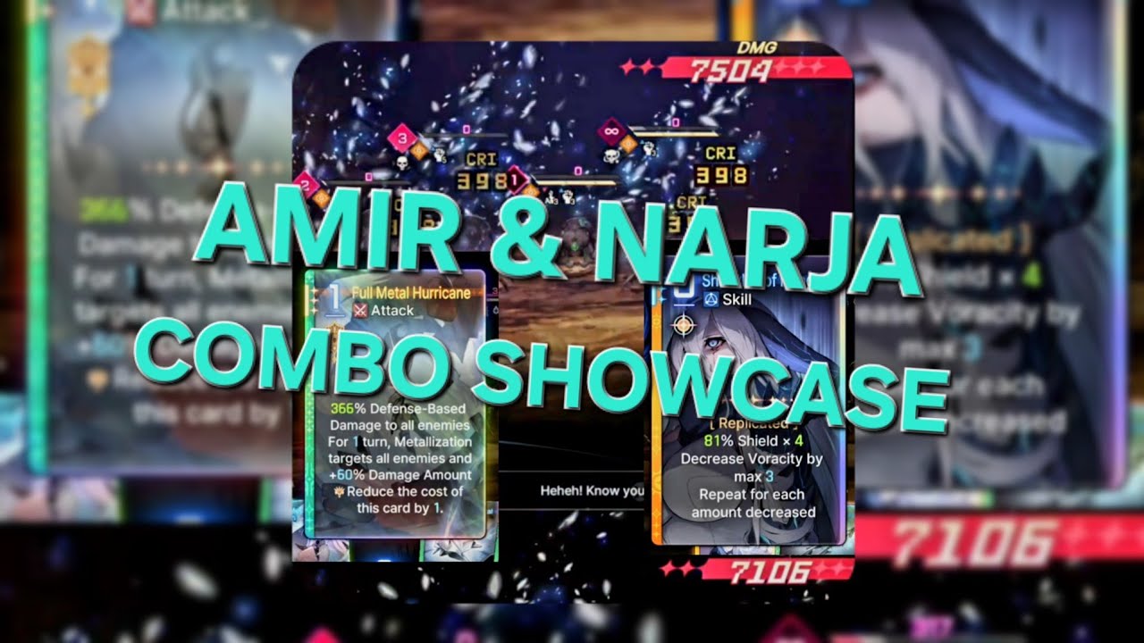 Narja & Amir Combo Showcase | Chaos Zero Nightmare 