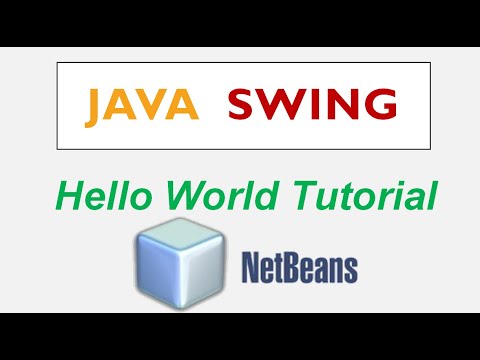 Java Swing Framework Hello World Netbeans