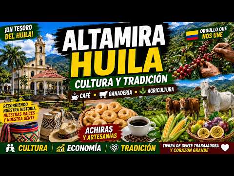 RECORRIENDO ALTAMIRA HUILA 🇨🇴 | Caminamos por su calle principal, el parque y su hermosa iglesia
