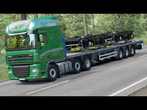 DAF XF 105 - Transporting Train Undercarriage - Euro Truck Simulator 2