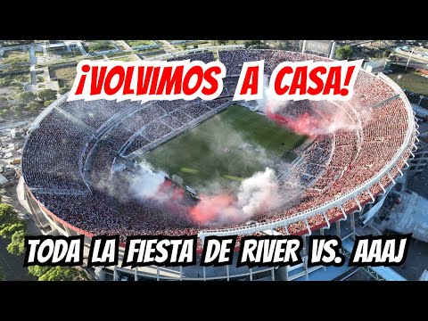 "TODA LA FIESTA Y EL COLOR DE LOS HINCHAS DE RIVE EN EL MONUMENTAL" Barra: Los Borrachos del Tablón • Club: River Plate • País: Argentina