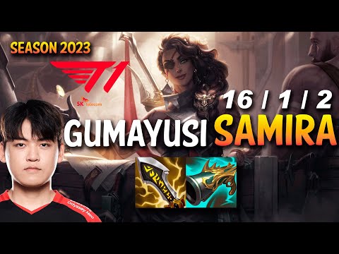 T1 Gumayusi SAMIRA vs APHELIOS ADC - KR Ranked
