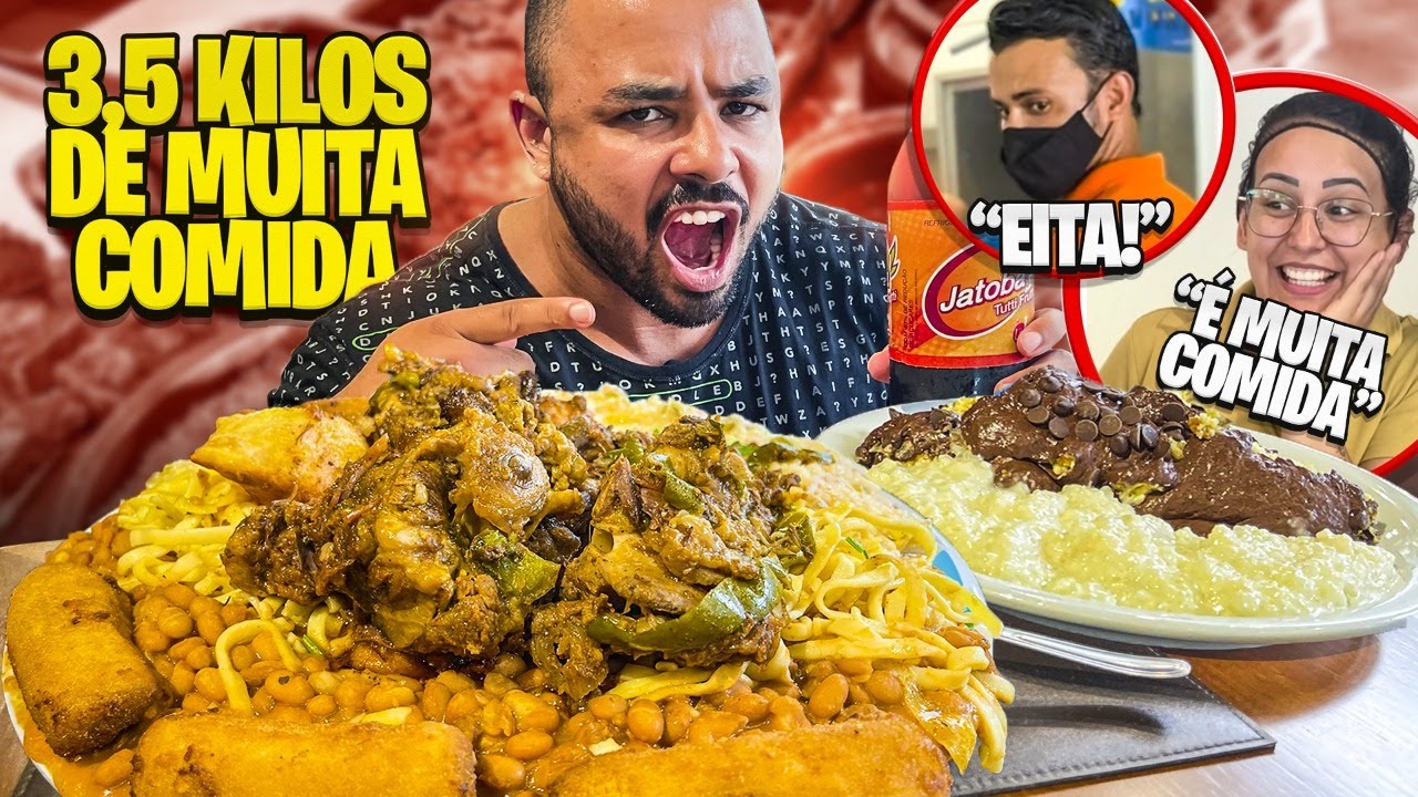 O REI DO BANDEJÃO ATACA NOVAMENTE | RESTAURANTE NORDESTÃO