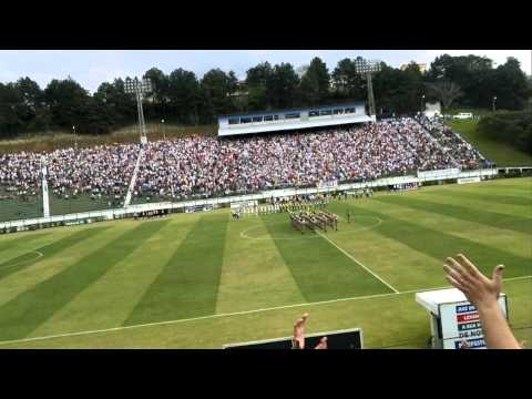 Tupi 1x0 Santa Cruz - Torcida cantando o Hino Nacional - Série D - 13/11/2011 [720p]