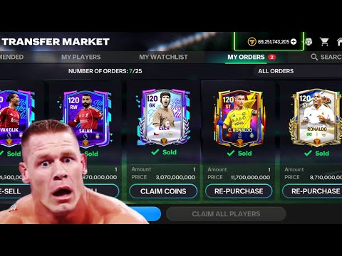 Let's Get Ready For The TOTY Event + I Made 100B Coins & Got 3x 115 OVR Card! 🤩 #fcmobile 