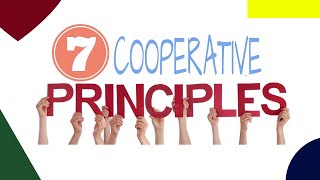 সমবায়ের সাতটি মূল নীতি