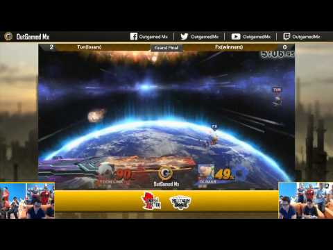 OGMxBiWeeklies v3 - Smash bros for Wii U - Grand Finals - Tun(ZSS, Toon Link) vs FX(Fox,Olimar)