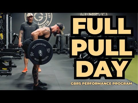 FULL PULL DAY WORKOUT on the GBRS Performance Program