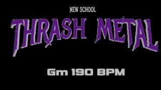 New School Thrash Metal Backing Track | G minor 190 BPM