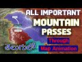All Important Mountain Passes In India Through Map Animation IRise Academy In Telugu