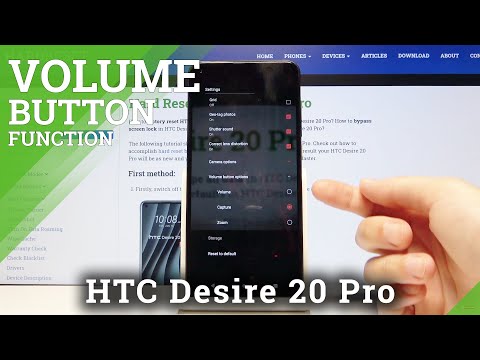 How to Change Volume Button Function in HTC Desire 20 Pro – Volume Keys and Camera