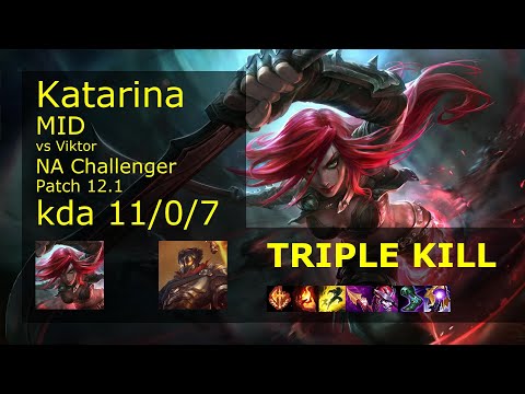 Rank 1 NA Katarina: Mid vs Viktor