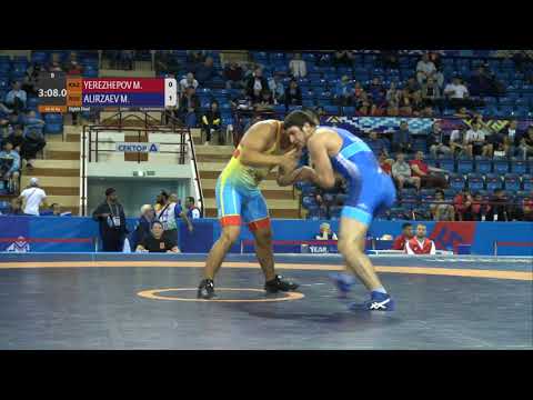 1/8 GR - 82 kg: M. YEREZHEPOV (KAZ) v. M. ALIRZAEV (RUS)