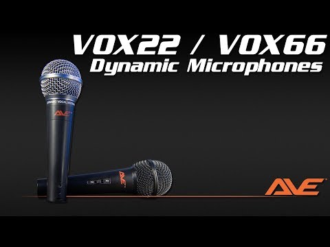 AVE VOX22 / VOX66 Dynamic Microphone Range