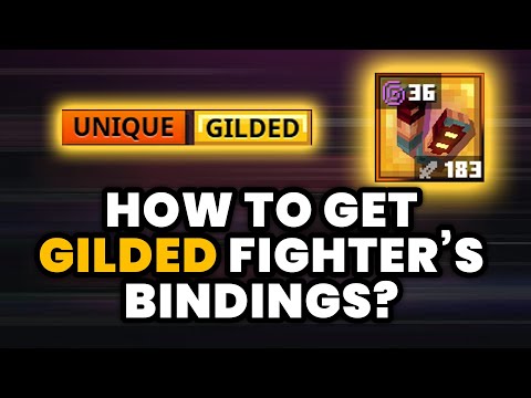 SpookyFairy - How to get UNIQUE/GILDED FIGHTER'S BINDINGS in Ancient Hunts? | Minecraft Dungeons