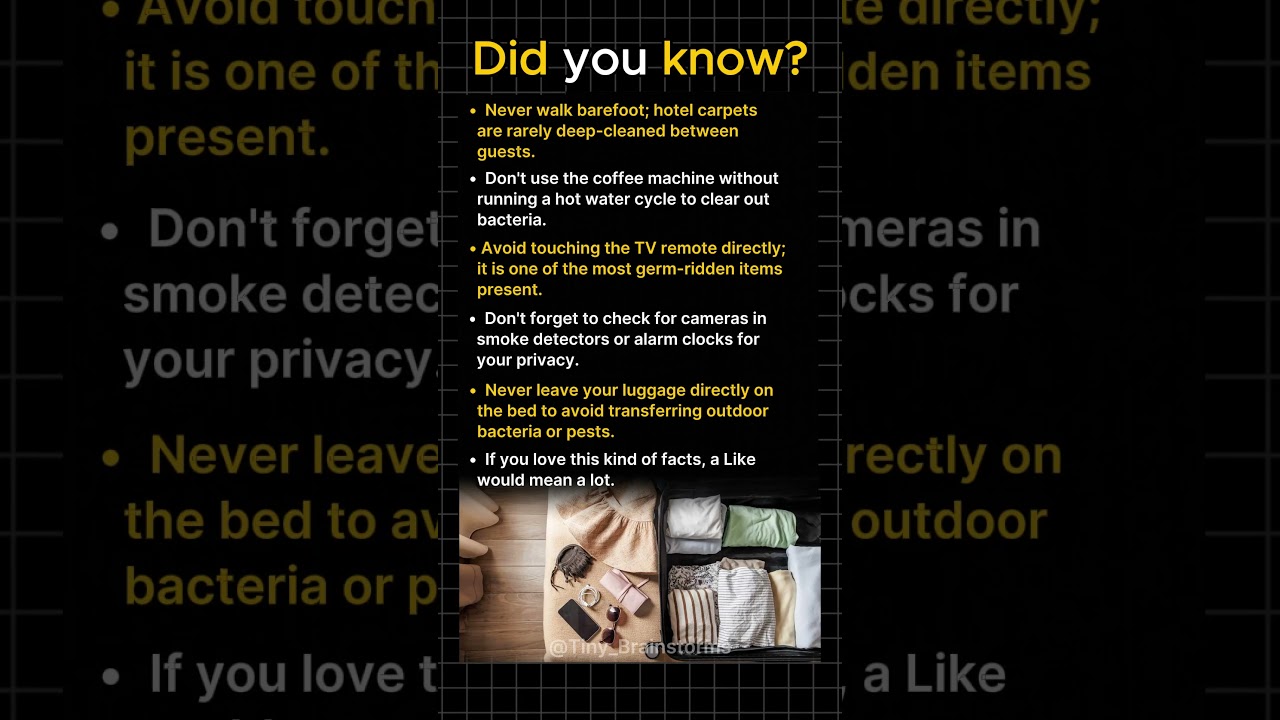 Never Do This in a Hotel