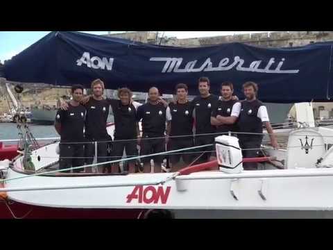 Maserati Multi 70 - Rolex Middle Sea Race 2018 training