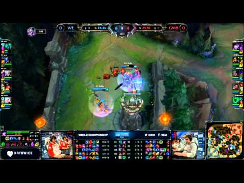 Team WE vs Gambit Gaming | Round 2 Group B IEM World Championship Katowice LoL 2015 | WE vs GMB