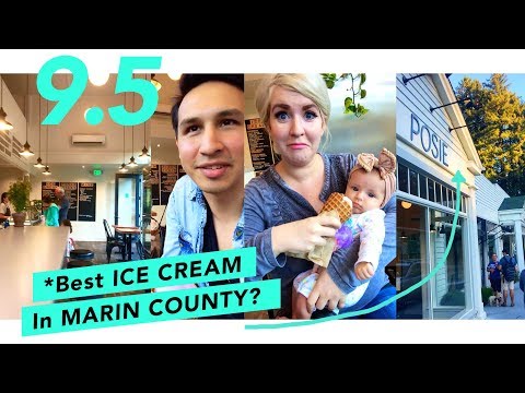 Best Ice Cream Shop in Marin County? | SURPRISE ENDING | The James Family Review: Posie Ice Cream