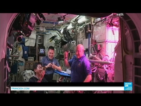 One giant leaf for mankind: ISS astronauts eat the first ever grown in space lettuce!