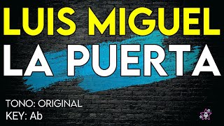 Luis Miguel - La Puerta - Karaoke Instrumental