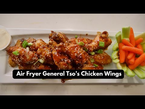 Cookin' With Norma - Air Fryer General Tso’s Chicken Wings | Quickie Tuesday