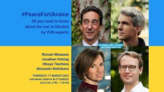 Panel debate: peace for Ukraine | #TheWorldNeedsYou