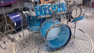 Video thumbnail for 1970s Ludwig Blue Vistalite "Big Beat" Drum Kit by Hawthorne Drum Shop