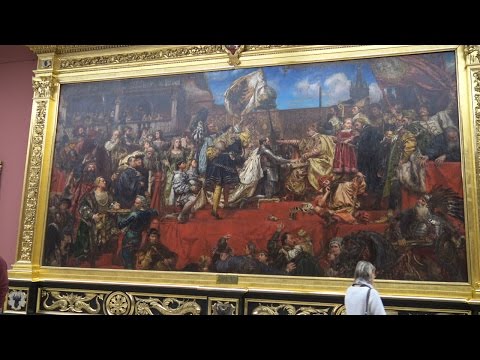 Cracóvia - Galeria Sztuki Polskiej w Sukiennicach (XIX w.) w 4K, Polska