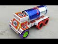 How To Make Water Tanker Truck Diy Toy With Matchbox At Home Easy Mini Crafts Diy Matchbox Toy