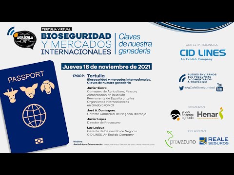 Fotograma del vídeo: Bioseguridad y mercados internacionales