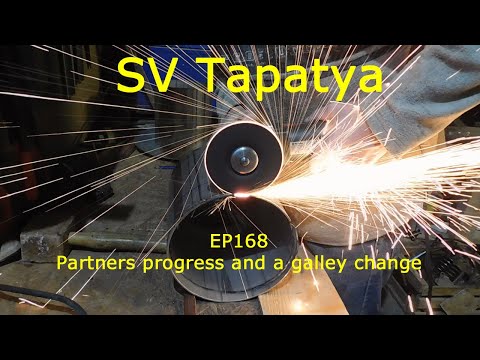 Partners progress and a galley change; Building a cruising sailboat - SV Tapatya EP168