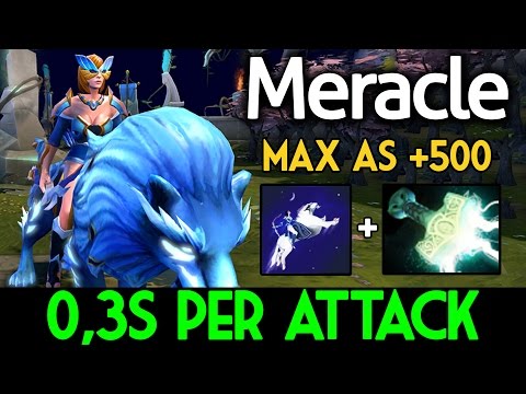 Meracle DOTA 2 [Mirana] Max AS +500 with 0.3s Per Attack