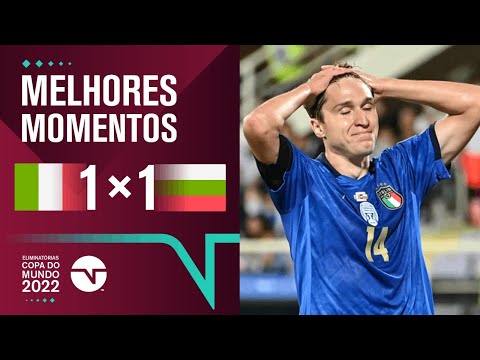 Gols e lances de Itália x Bulgária