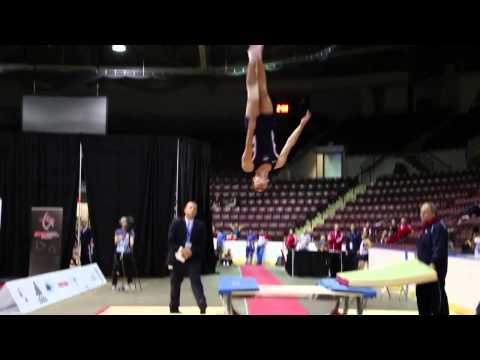 Alex Renkert - DMT 2nd Pass - 2014 Pan Am Senior Trampoline Championships