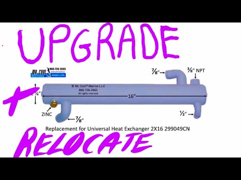 Catalina 27 M18 Diesel Heat Exchanger Refit n UpGrade