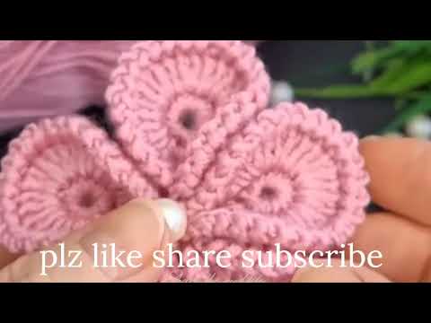 Simple & Beautiful Pink Crochet Flower for Beginners
