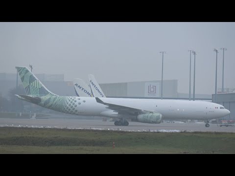 Stunning MAS Air Cargo Airbus A330-343(P2F) EI-MAE Galistair Infinite Aviation Leipzig-Halle Airport